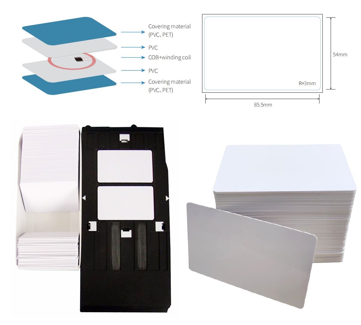 White Inkjet PVC Card